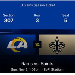 Rams Vs Saints