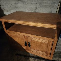 All Wood Hutch/TV Stand