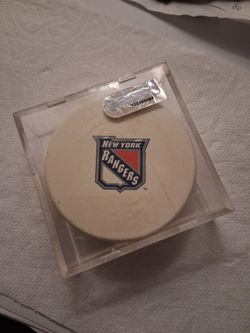Official New York Rangers,  NHL Vintage Disc Fotopuck