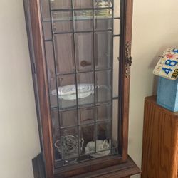 Vintage Entry Way China Cabinet 