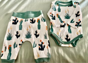 Large box of baby boy clothes