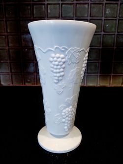 Vintage Milk Glass Vase