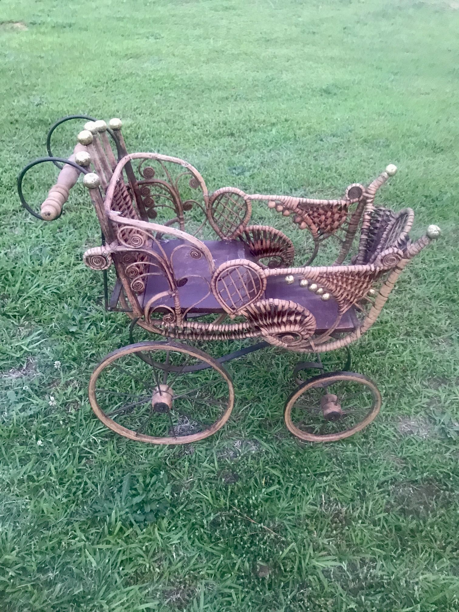 Antique Victorian Child’s Doll Carriage/Stroller