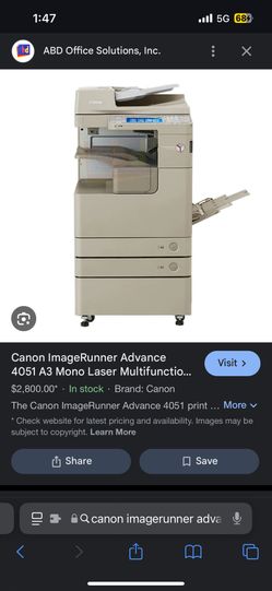 Photo Copy Machine Canon