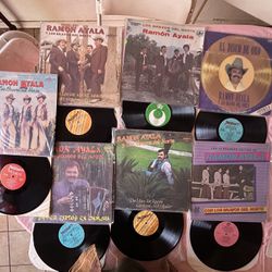 Ramon Ayala Y Los Bravos Del Norte 7 Vintage LP Vinyl Record Albums  