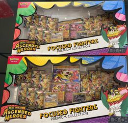 Pokémon Mega Evolution Ascended Heroes Focused Fighters Premium Collection (x2)