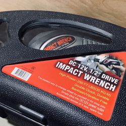 12 Volt Portable IMPACT WRENCH for Car Auto Truck
