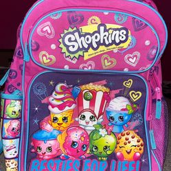 Shopkins, Girls Suitcase/Book Bag