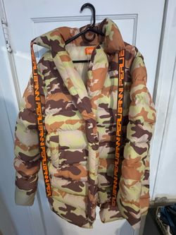 Banni Peru Camo Puffer Coat Designer Streetwear Jacket