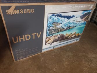 Tv Samsung 58", 4k, RU7100, Smart, HDR, Excellent