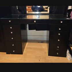 Black Vanity desk