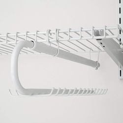 Rubbermaid Configurations Tie & Belt Organizer, White,