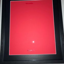 Large picture frame with glass