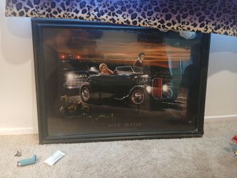 Joy Ride Picture with frame