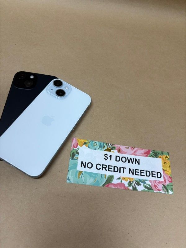 Apple IPhone 15 5G - Only $1 Today Pay The Rest Later!