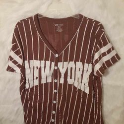 Women's On Fire Baseball Shirt Size 2X