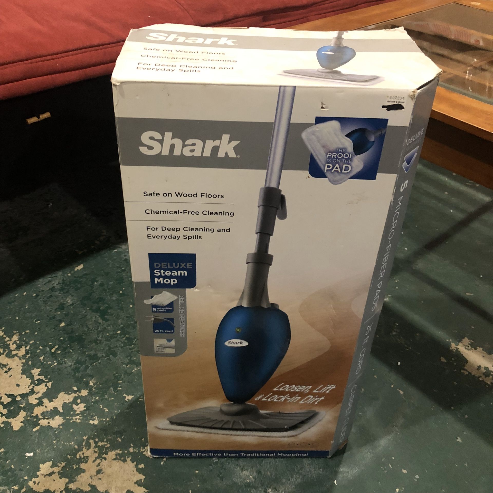 Shark Deluxe steam mop