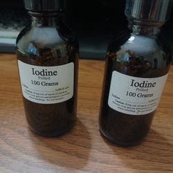 Iodine 100 Gram Prill  2 Bottles