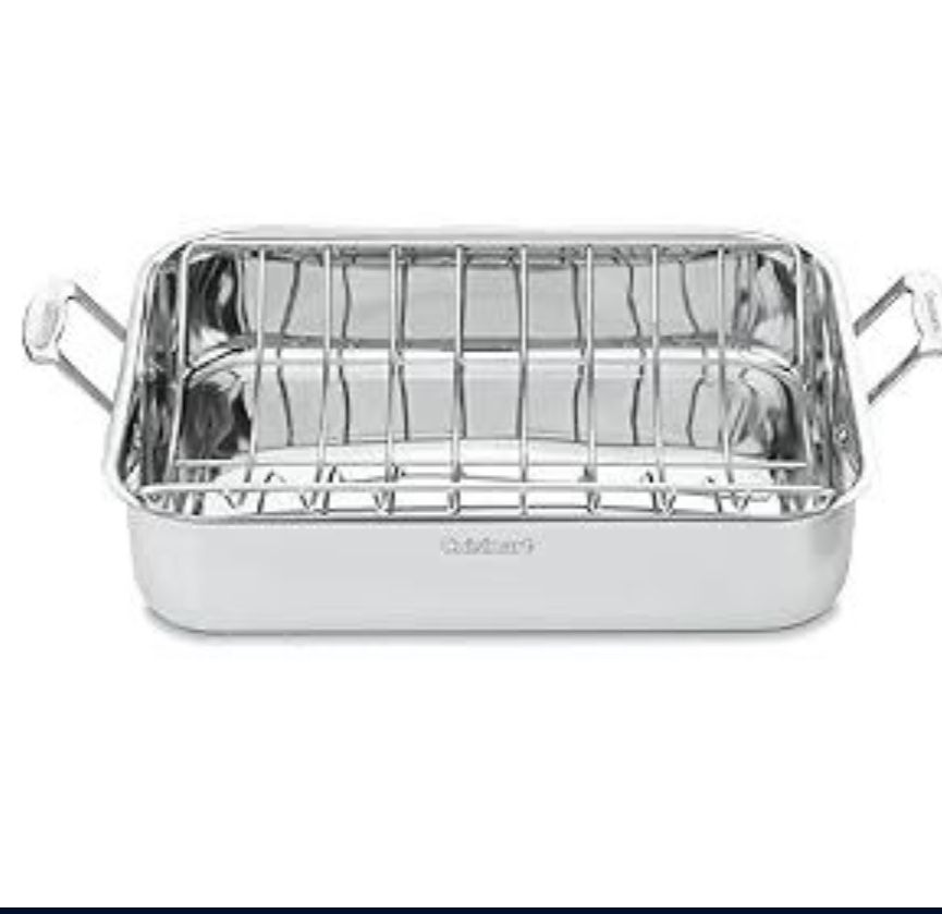 cuisinart roasting pan Chef's Classicâ„¢ Stainless 16" Roasting Pan with Rack 7117-16URP1