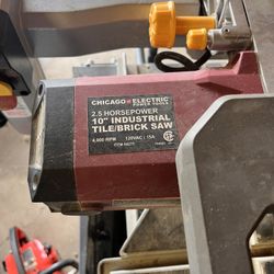 Chicago Electric Tile/Brick Saw