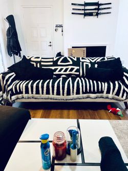 Excellent Off White Sofa 89”