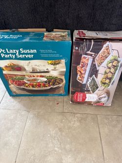 Lazy Susan tray and tray stand