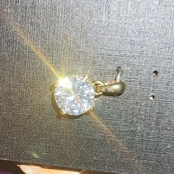 Zirconia Crystal Charm