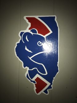 Custom cubs sign