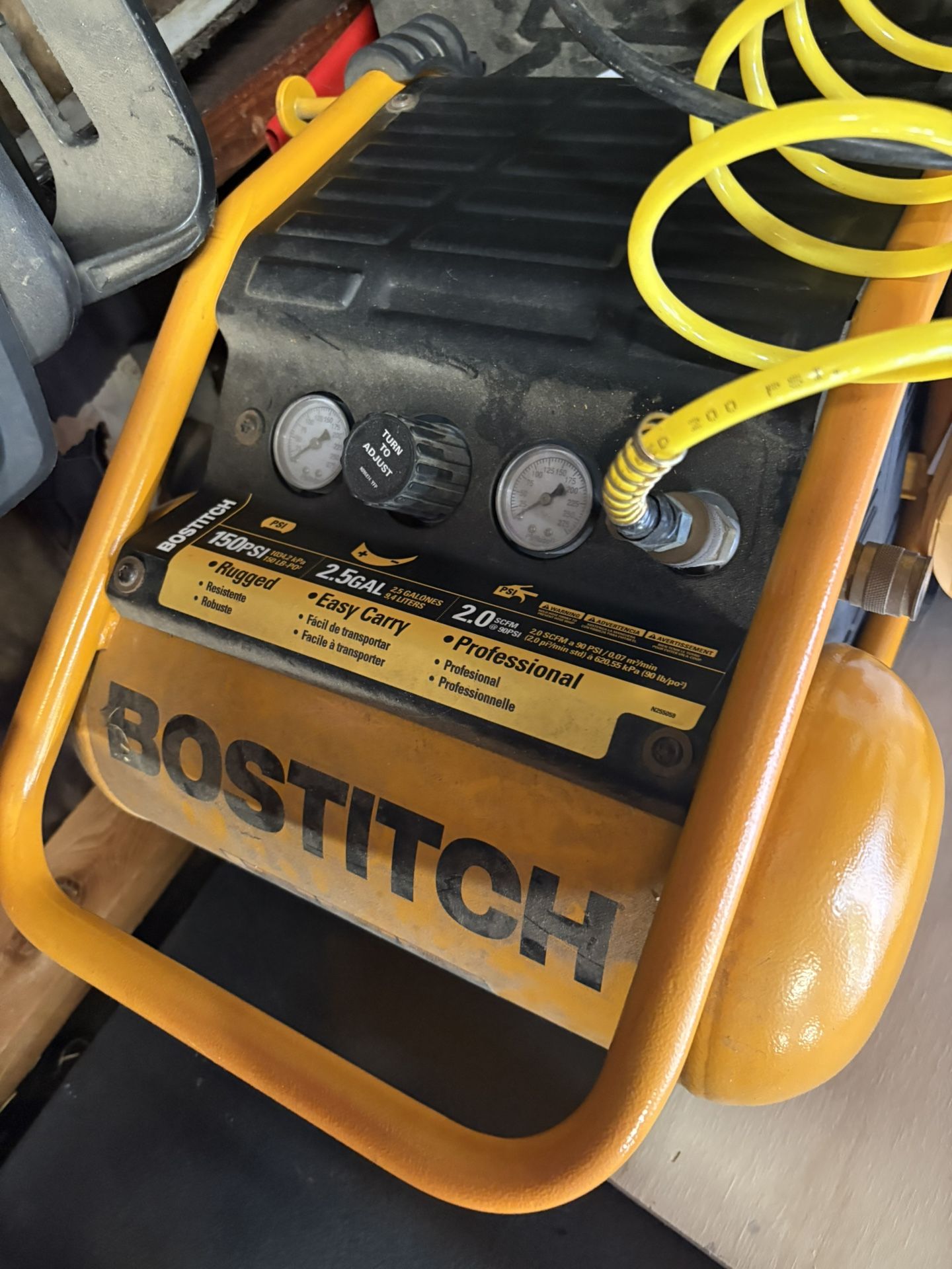 Bostitch Air Compressor 150psi 2.5gal