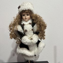 Vintage French Porcelain Doll 