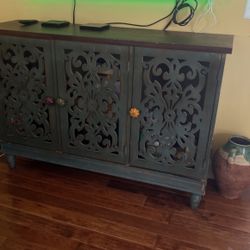 Carved Sideboard/ TV Stand/ Buffet