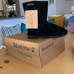 Bearpaw Black Boots Size 13 