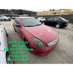2006 Infinity G35 Coupe Parts Only