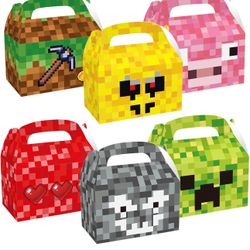 New itechpanda 12 PCS Treat Boxes Party Favor Boxes for Valentines Day Wedding Birthday Party Supplies Decorations, Cupcake Boxes Cookie Boxes for Kid