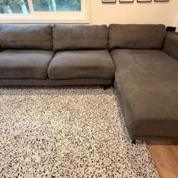 Living Spaces Loveseat and Chaise Lounge