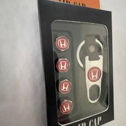 4 ~ Honda Chrome Air Valve Caps 