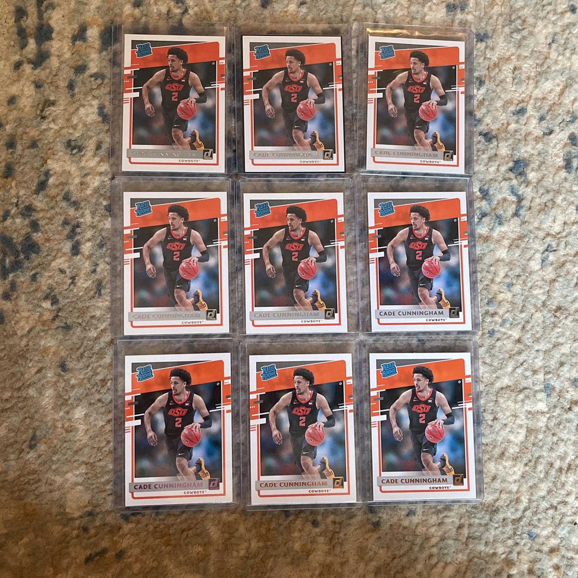 Cade Cunningham Lot Of 9