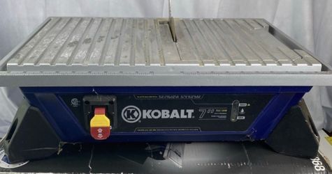 Kobalt 7-Inch Tile Saw obo