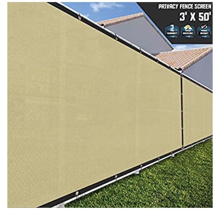 Sunshade 50’ x 3’