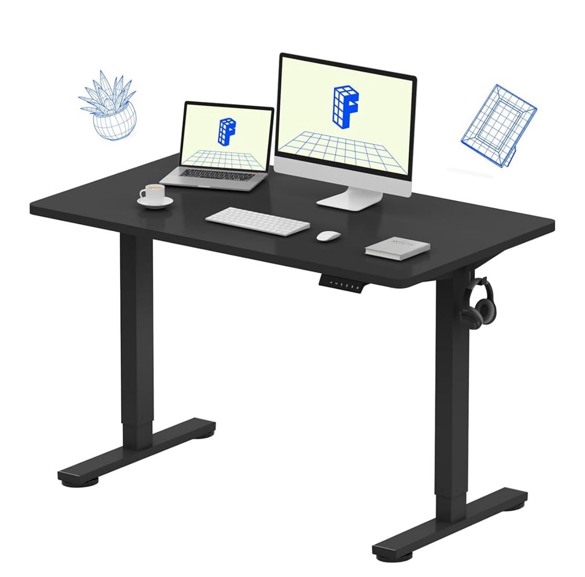 Standing Desk. All Black