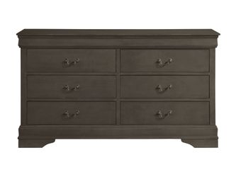 Mayville Stained Gray Dresser