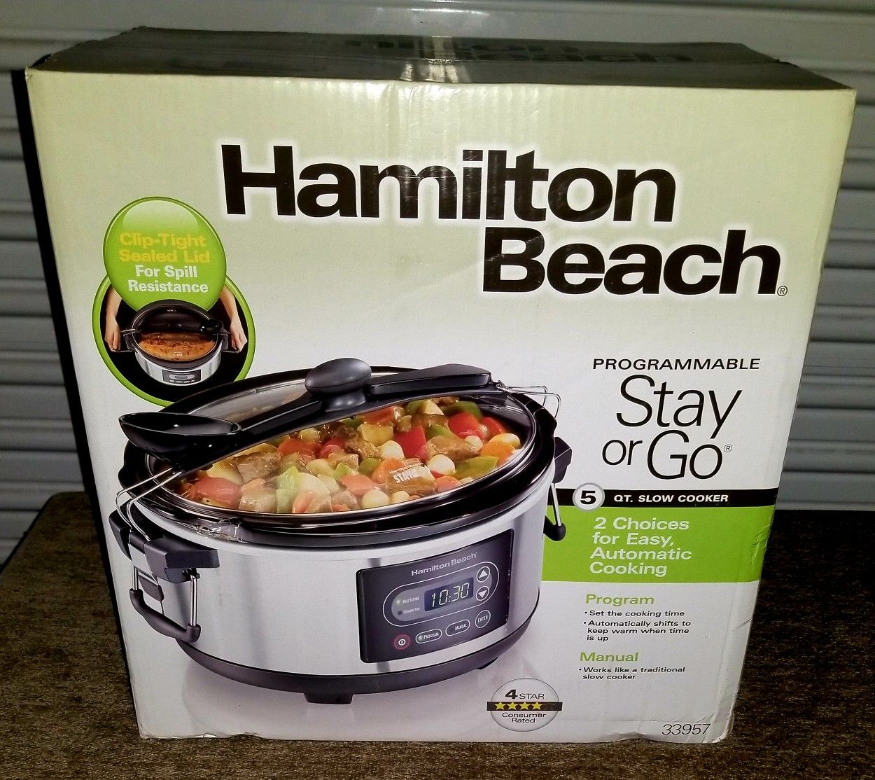 Hamilton Beach * 5 Qt. Slow Cooker * BRAND NEW IN BOX