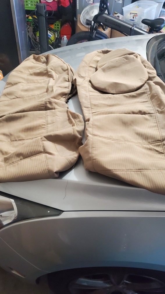 Tan Car Seat Cover