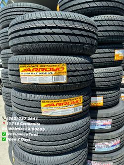 215/50R17 Arroyo Set of Tires Installed and Balanced Set de Llantas Nuevas Instaladas y Balanceadas