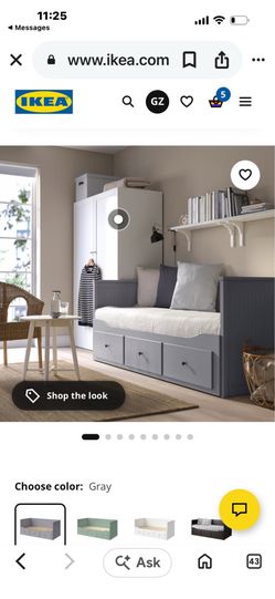 Kid bed- Hemnes Ikea twin bed