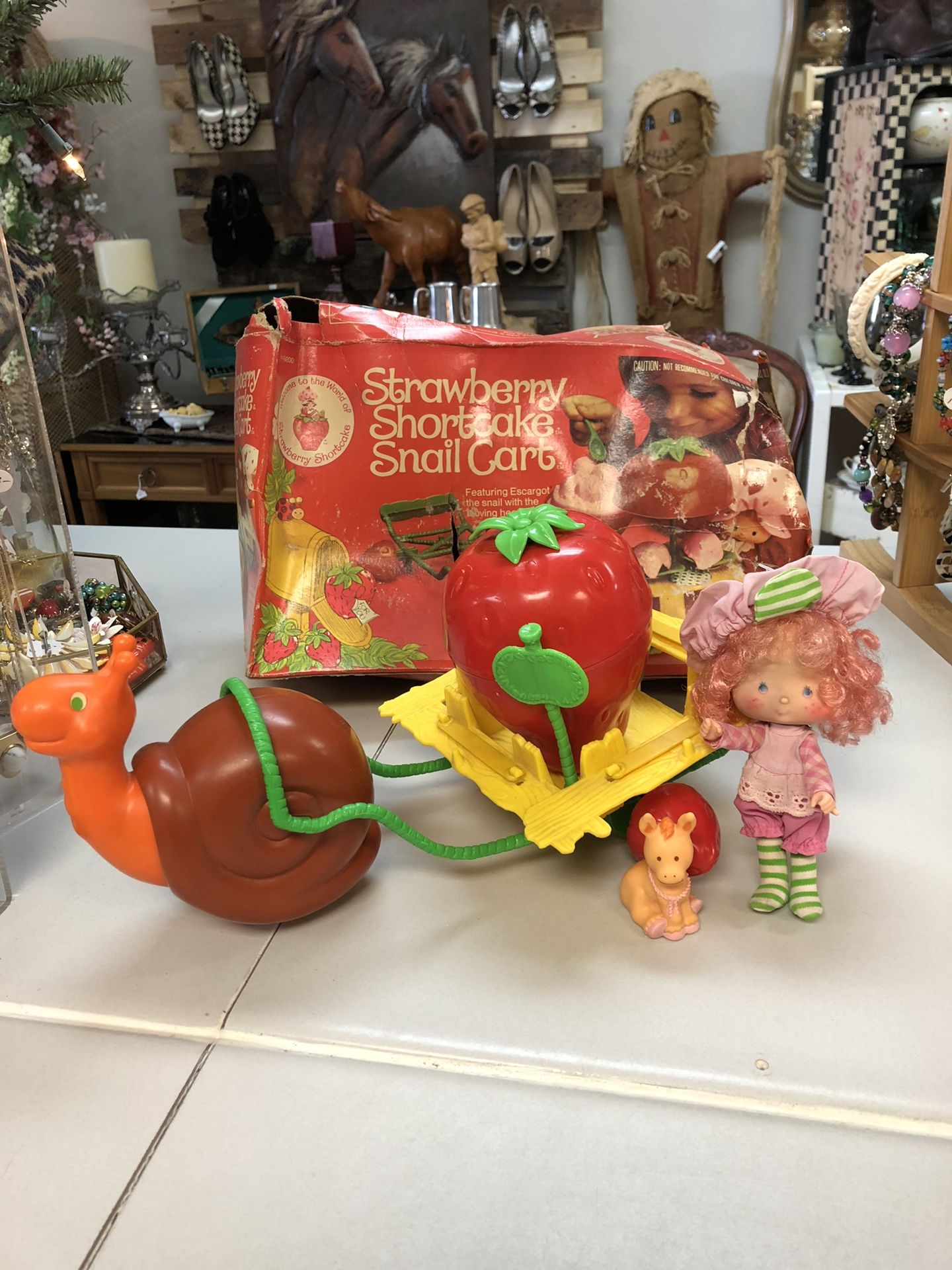 Strawberry Shortcake Snail Cart