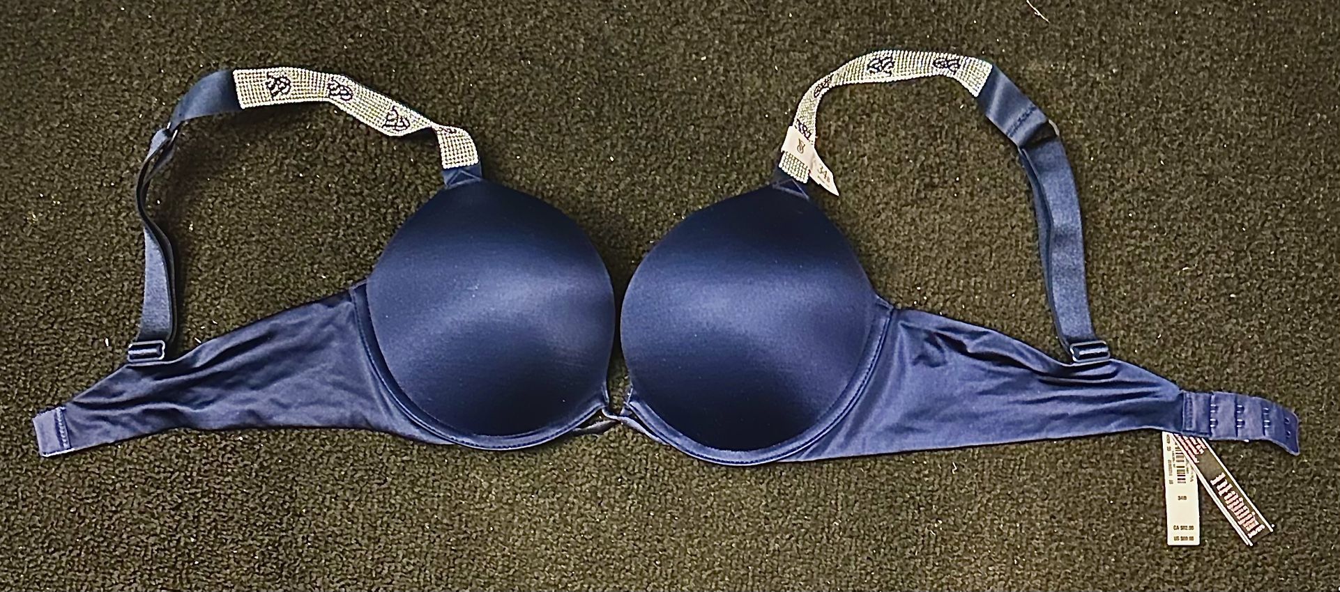 Blue Victoria Secret Bombshell Bra NEW