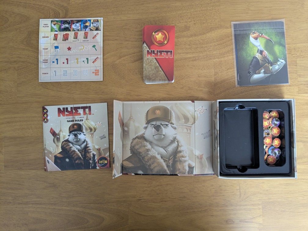 🃏Nyet! – Card game - Like new – All Pieces Included
