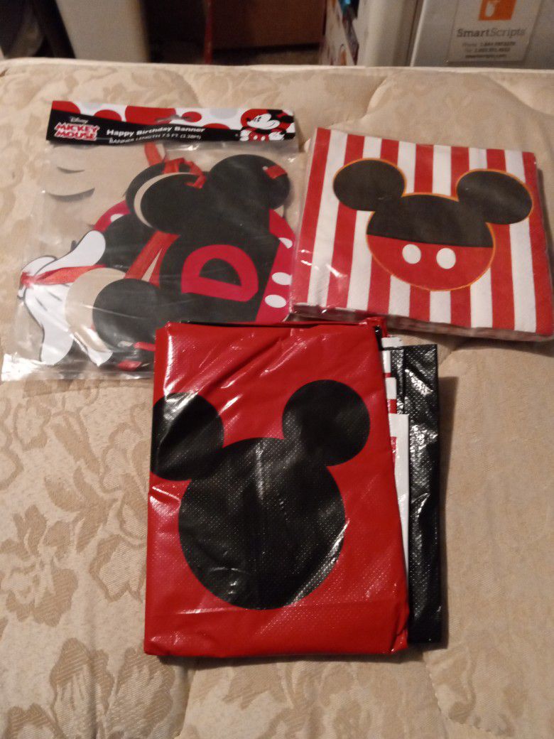 Disney Mickey Mouse Birthday Party Decorations 