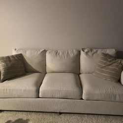 Amazon White Couch 3 Seater $100
